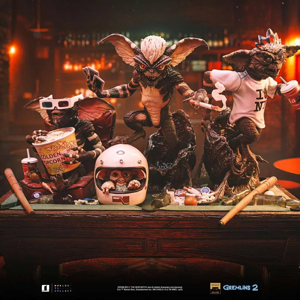Statue gremlins 1/10 diorama